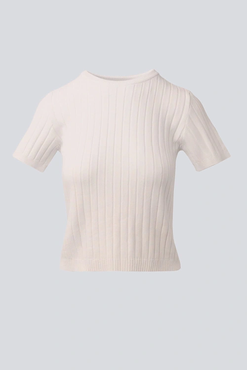 T-shirt miss refined light beige