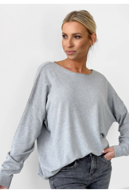 Sweter pull grey